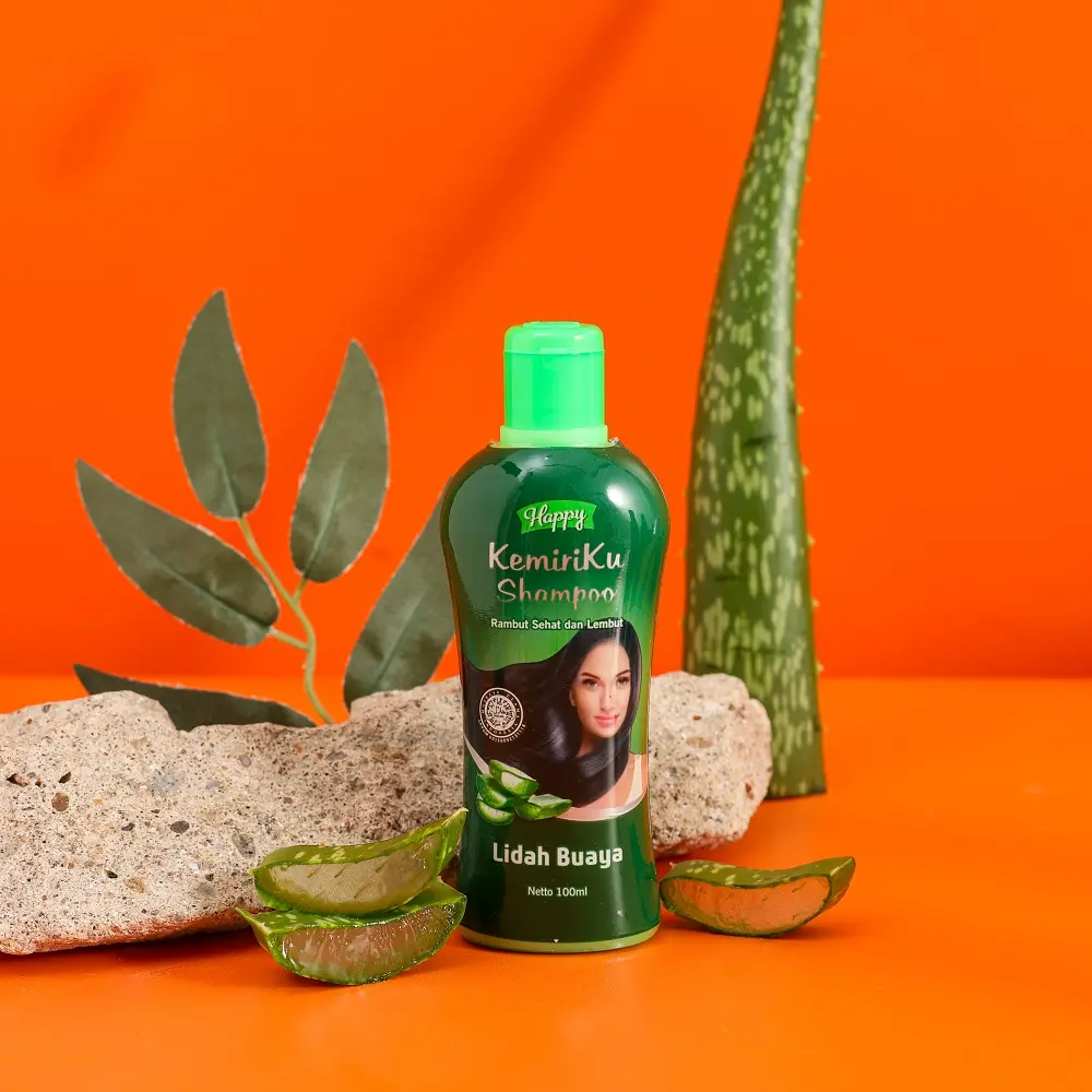Happy Shampoo Lidah Buaya 100ml - Melembutkan Anti Rontok Haircare Ketombe Conditioner Perawatan
