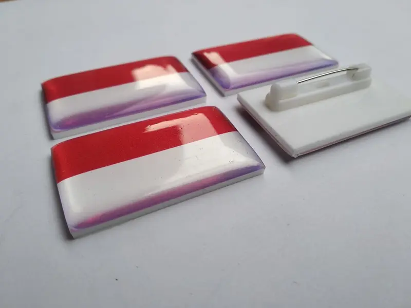 PIN RESIN AKRILIK CUSTOM / PIN BROS / PIN SEKOLAH / PIN KAMPUS / PIN LOGO Clips 5