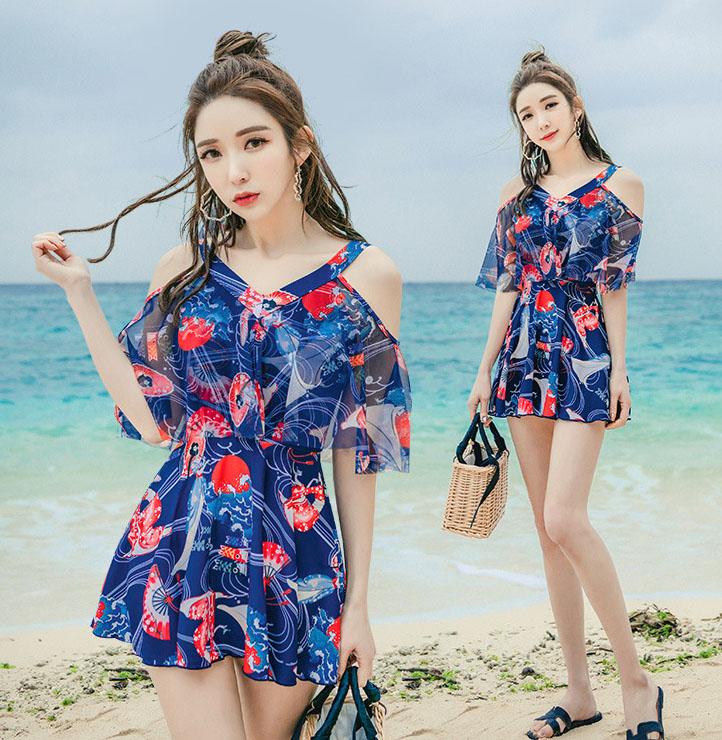 Product Introduction of Đồ Bơi Nữ Kín Đáo Dạng Váy Tay Bèo - Hàng Quảng Châu cao cấp 26