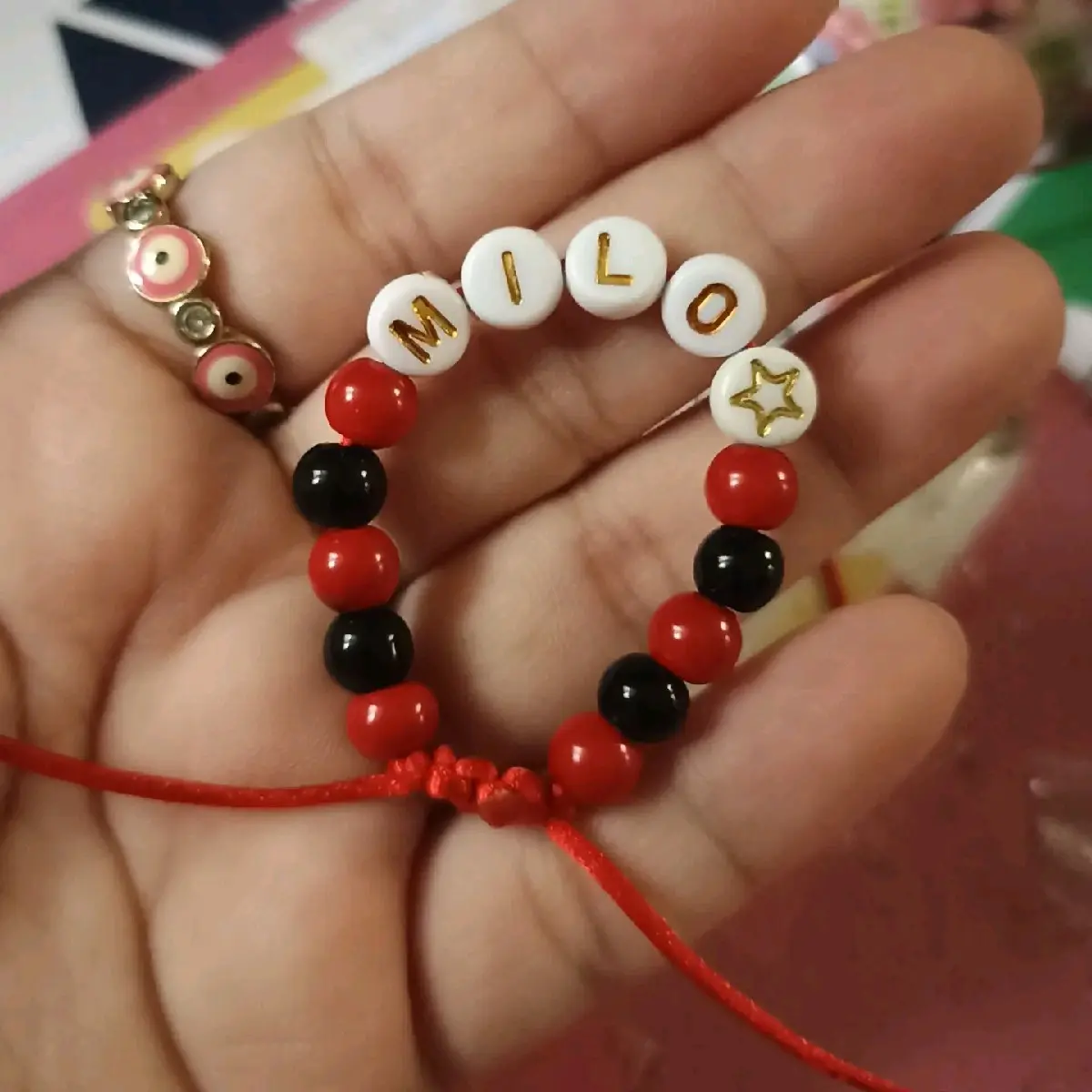 Personalized Anti Usog Bracelet for Babies and Kids - Red String - Pre-Order