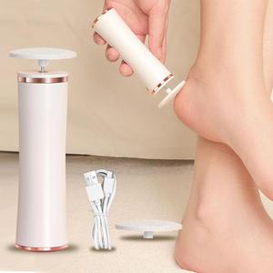 Electric Foot File, 1 Box Rechargeable Foot Dead Skin Remover, Portable Dual Speed Foot Grinder, Pedicure Tool for Home Use, Christmas Gift