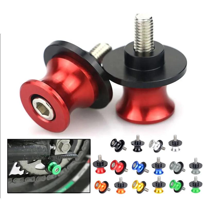 2pcs  Creative Universal Motorbike Stand Lifting Frame Screws Swingarm Spools Slider Arm Stand Screws 2