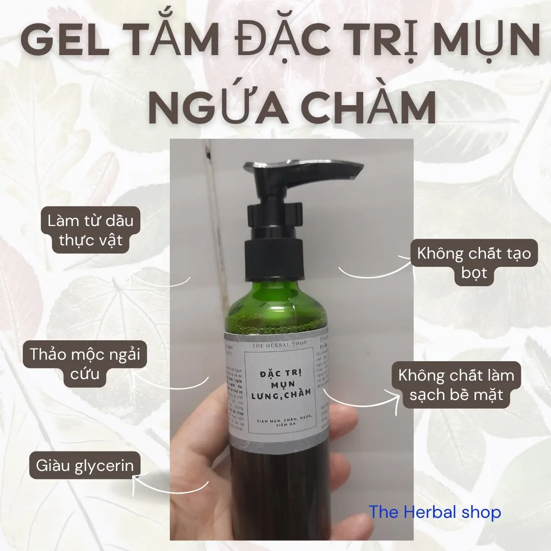 Sữa tắm Hữu cơ viêm da cơ địa 300ml cho bé chàm và rôm sảy - Dưỡng Body, Dưỡng Da Body