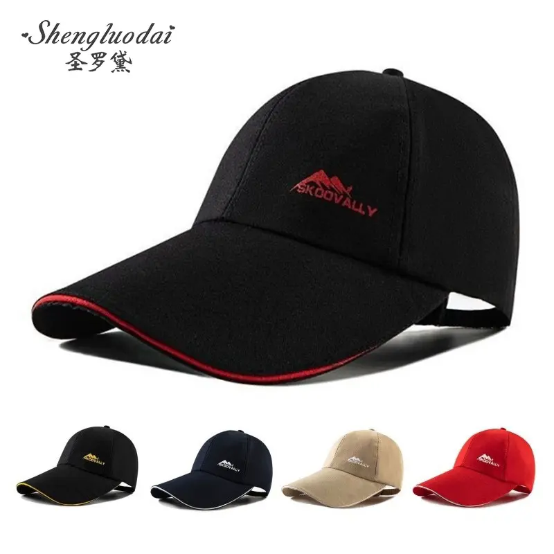 Topi Besbol Unisex | Brim Panjang, Kalis Matahari & Bernafas, Selesa untuk Musim Bunga & Luruh, Aktiviti Luar