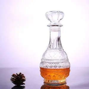 Temkin Whisky Decanter Glass Bottle Liquor Scotch Luxury Pagoda - C25