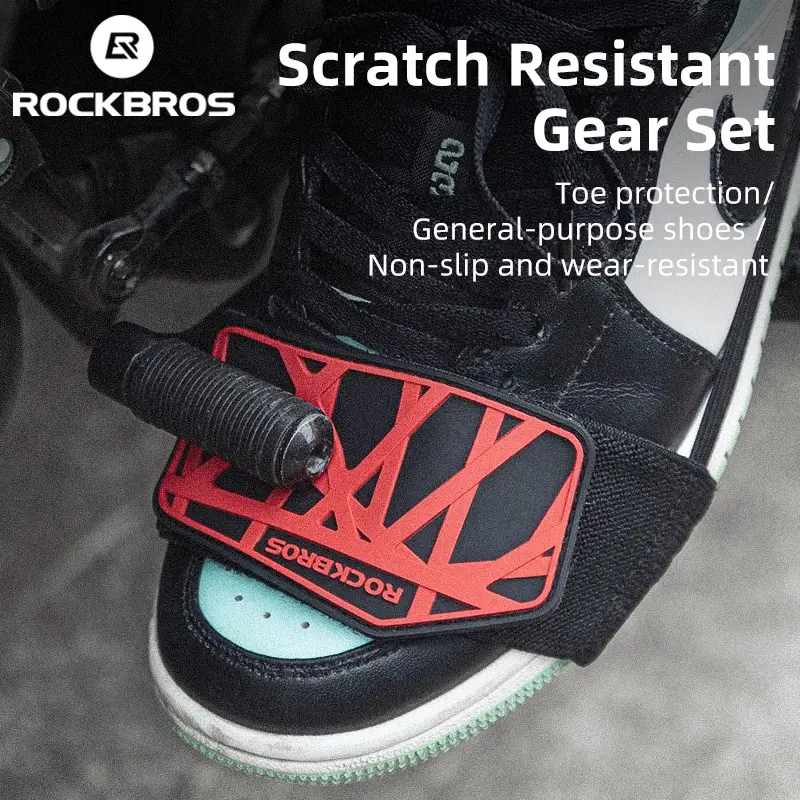 ROCKBROS Motorcycle Shoes Cover Scratch Resistant Outdoor Sports Gear Silica Gel Cover 1 PC