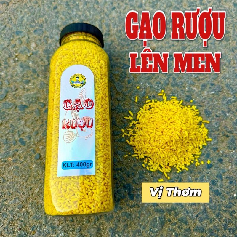 [BĐSH] Gạo Rượu Lên Men Vị Thơm - Mồi Dụ Cá Chép, Diếc, Trắm, Trôi Dịch Vụ và Tự Nhiên