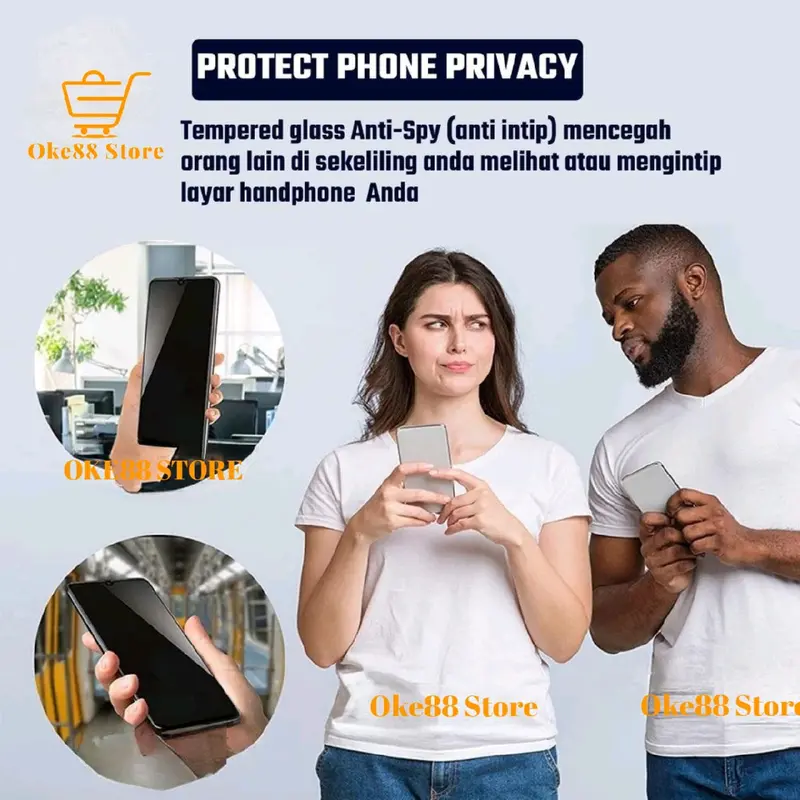 Tempered Glass Anti Spy Tecno Pova 5 5 Pro 5G 4 4 Pro Neo 3 Neo 2 Neo Tecno Camon 19 Pro 20 20 Pro 20 Pro 5G 20 Premier 5G Pelindung Layar Anti Intip Privacy Anti Gores Full Layar Handphone Metal 2