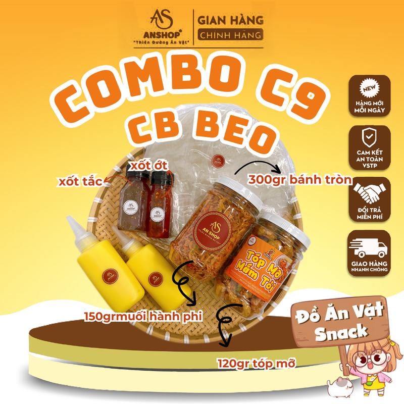 [COMBO C9BEO] AN SHOP BÁNH TRÁNG PHƠI SƯƠNG TÓP MỠ (Đồ Ăn Vặt Snacks)