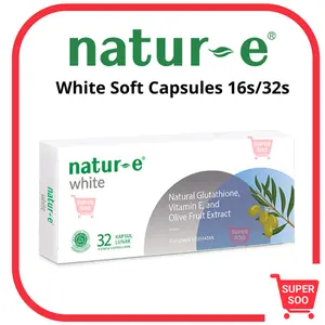 NATUR-E White Soft Capsule Suplemen | 16 Kapsul | 32 Kapsul | Vitamin | Vitamine