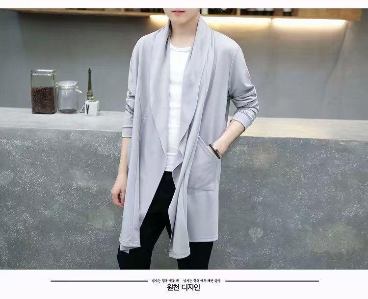 Product Introduction of Áo khoác ngoài, Thương Hiệu Hợp Xu Hướng Dành Cho Nam Giới, Dài Trung Bình Áo Khoác Mỏng, Thích Hợp Cho Mùa Xuân Và Mùa Thu, Áo Choàng Đẹp Trai Phong Cách Hàn Quốc, Thích Hợp Cho Học Sinh, Áo khoác ngoài Hợp Xu hướng 1
