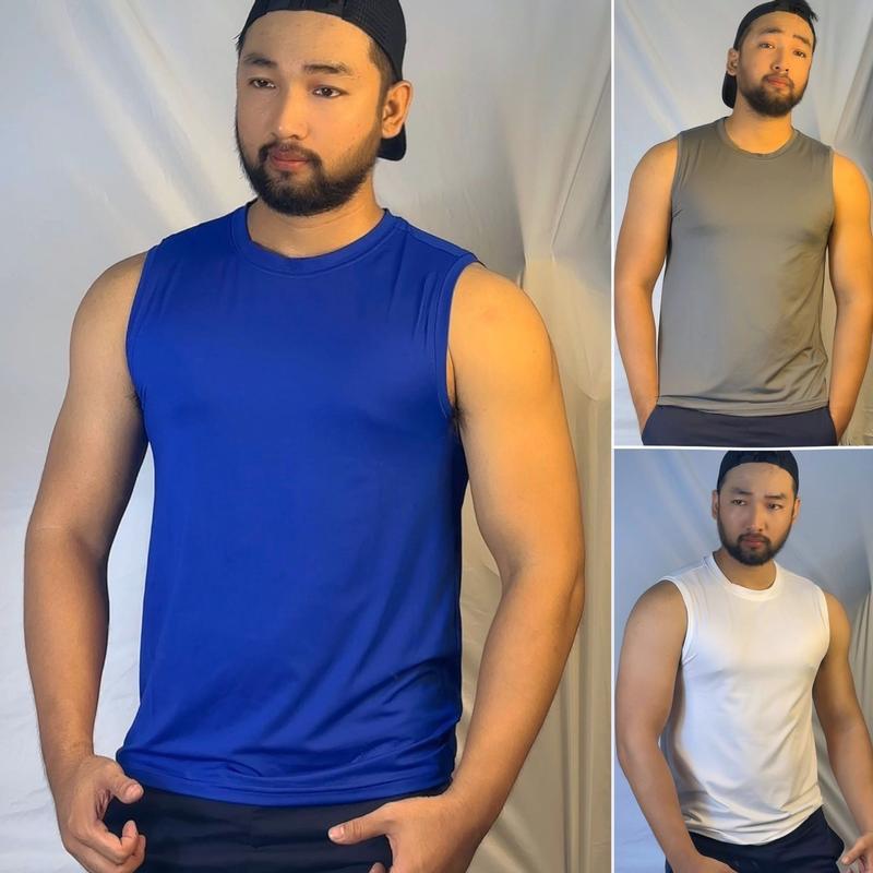  M028 Áo thun ba lỗ nam tanktop TRƠN chuẩn gym mặc nhà dạo phố - nhiều màu - Thun lạnh thoáng mát 