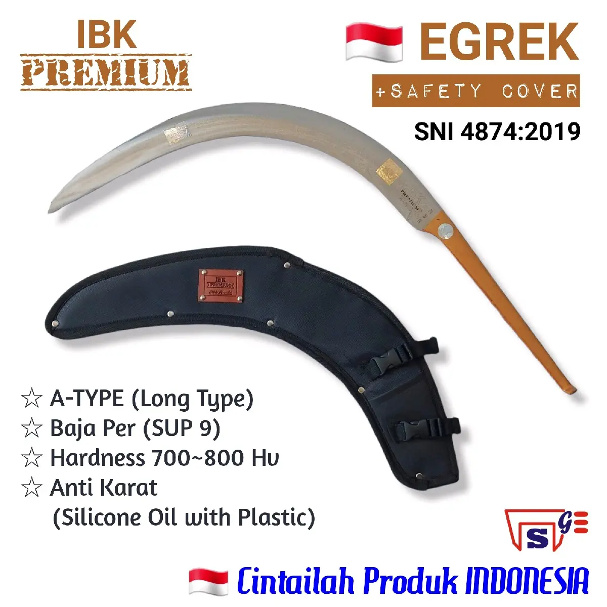 Egrek Berkebun Sawit IBK PREMIUM A Type plus Safety Cover