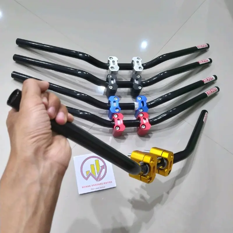 STANG RZR RXZ ROADRACE DRAG LENGKAP DENGAN RISER RAISER WARNA CNC ALUMUNIUM MOTOR 2