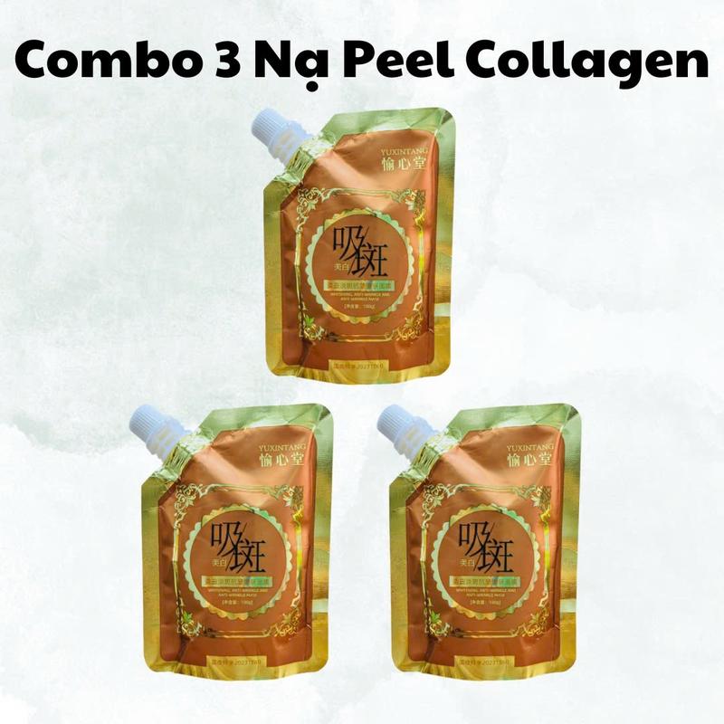 Combo 3 Gói Peel Da Collagen  Dạng Mặt Nạ  Màu Nâu (1 Gói 100g ) Mã Mới SP001729 0