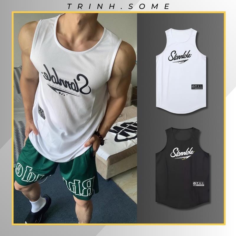 Áo Ba Lỗ Thể Thao Sport Nam Tanktop Cổ Tròn Sát Nách Mạnh Mẽ, Thoáng Mát. Mã: BL