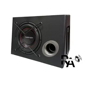 Subwoofer Aktif 10 inch BASSBOX Embassy Trojan EMS-10 Audio Mobil Car Kabel