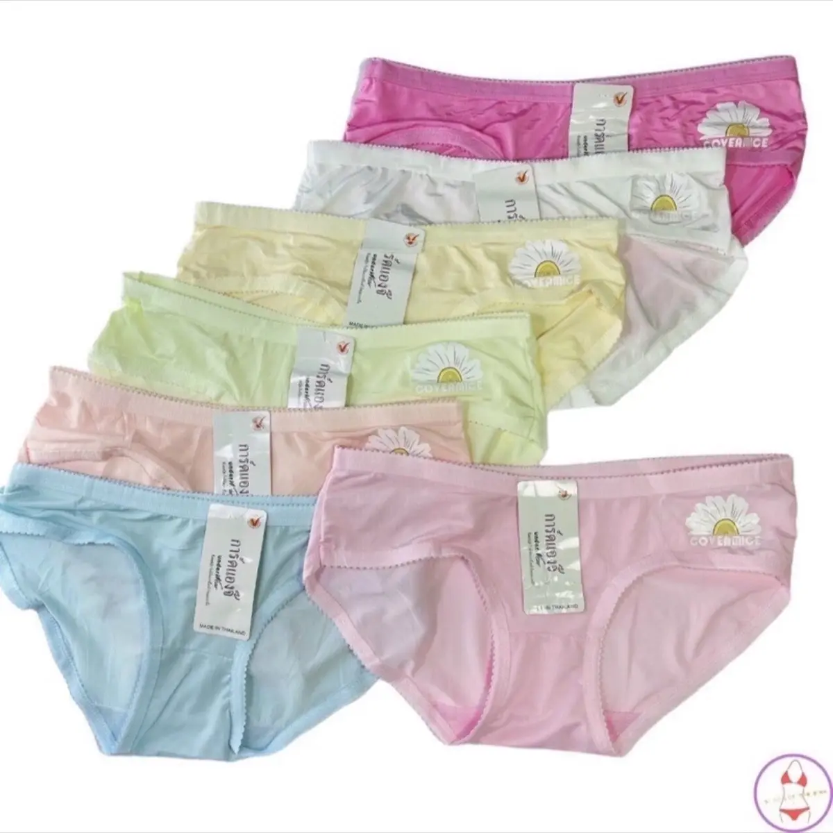 Quần coton hoa cúc, vải mềm mịn