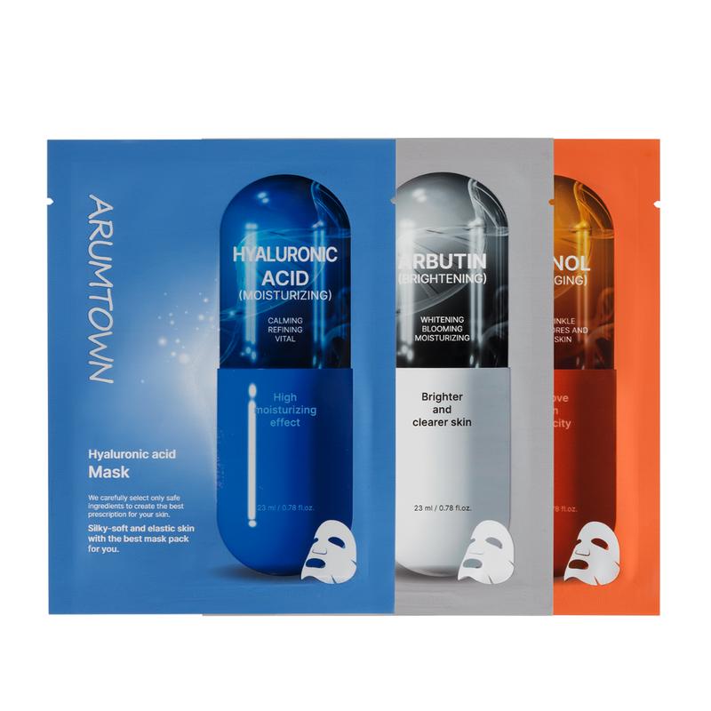 Mặt Nạ Giấy Dưỡng Da Arumtown Retinol – Tái Tạo & Phục Hồi Da (10 miếng) - MP0654