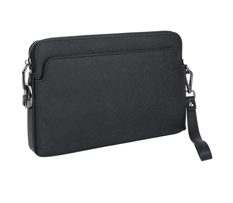  Liinz  Clutch Cầm Tay Da Bò Khoá Số  L8083 - Túi  kẹp nách nam 