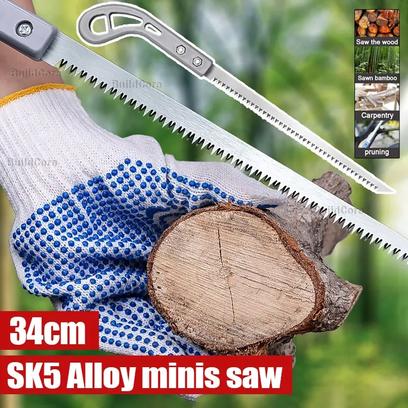 2pc SHARP SAW Japanese mini handle steel wood saw SK5 Saw in a narrow position