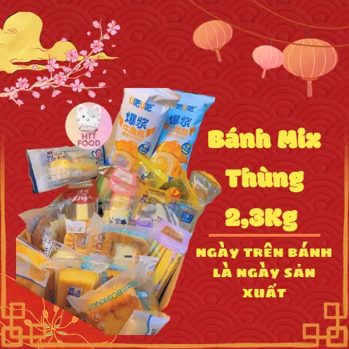 Bánh mix Htt Food 2kg3 cả thùng ( Ngày trên bánh là NGÀY SẢN XUẤ )5 Tết Cake