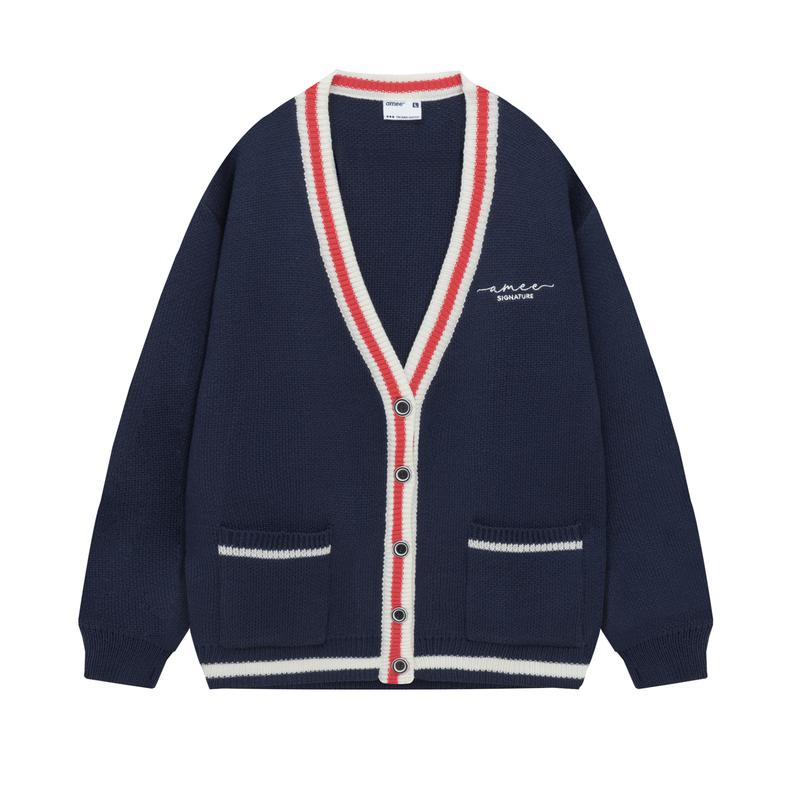 Áo Len Cardigan Local Brand Amee Studio Logo Thêu Signature Thêu Dành Cho Nam Nữ