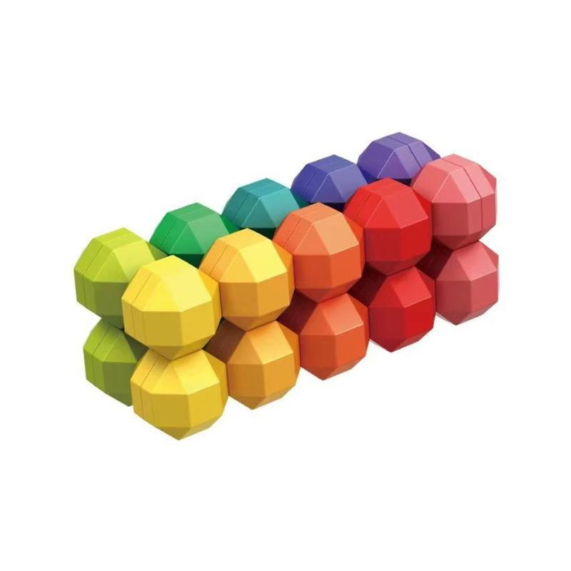 Product Introduction of New Ball Puzzle Decompression Cube Flexible Joints 3D Decompression Ball Release Toy Fidget Toy for Kids 15