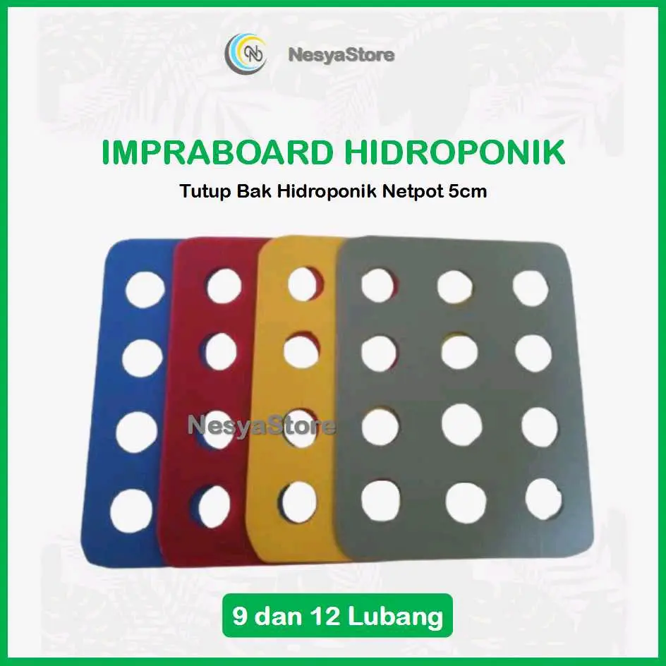 Impraboard Tutup Impraboard Hidroponik Sistem Wick