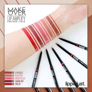 [ Dubai Fashion Week ] MAKE OVER Lip Amplify Contour Liner 0.2 g - Lip Liner Lipstick Lipstik DFW Nadya Hutagalung Pony Mira Agile Zsa Zsa Utari 3