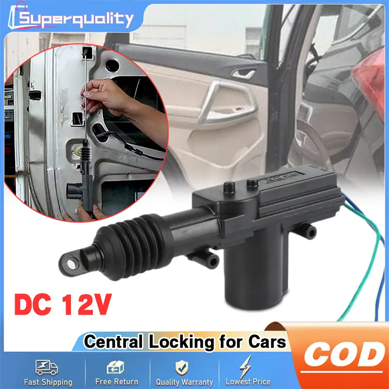 Car Auto DC 12V 2 Wire Power Door Lock Actuator Universal Auto Locking System Car Alarm System