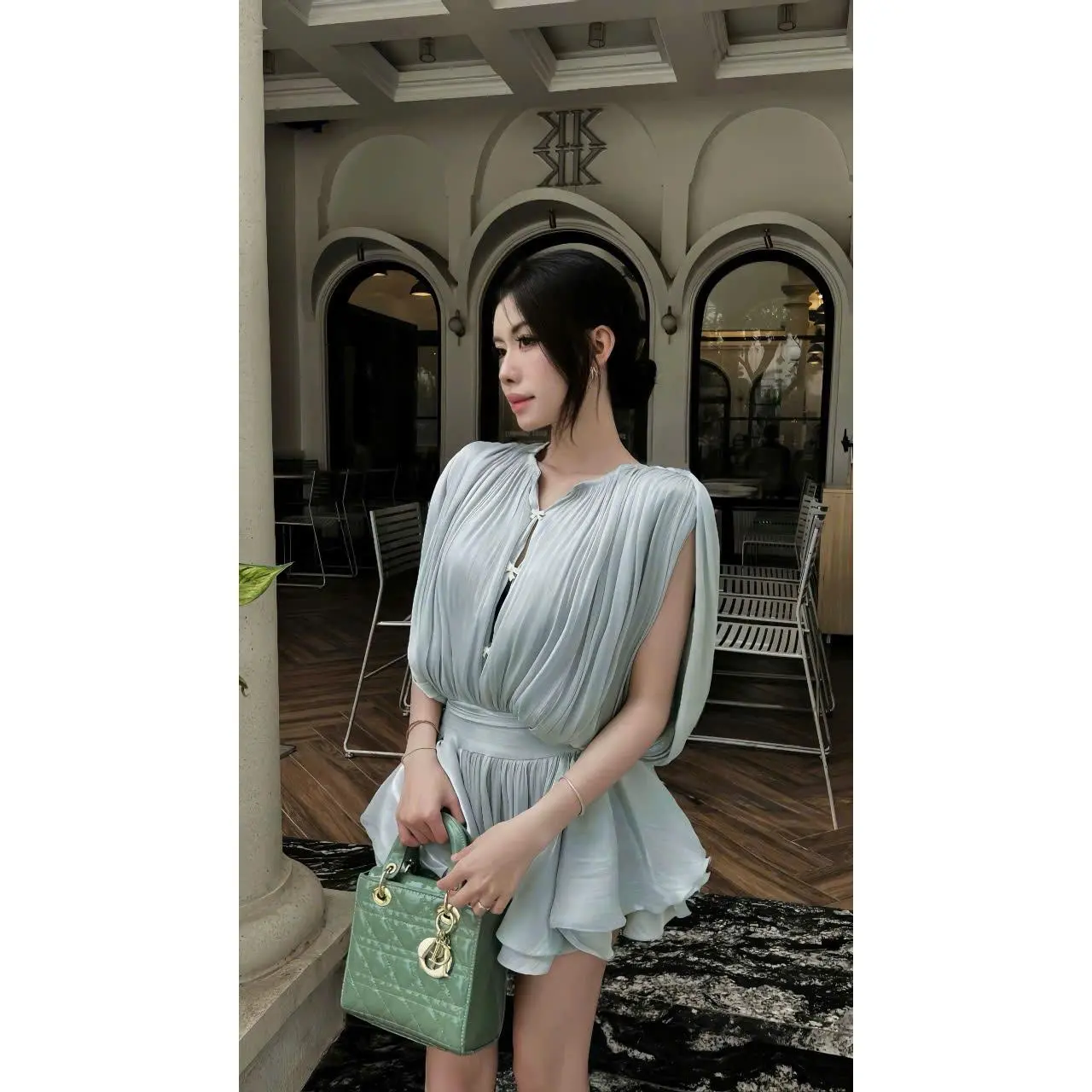 T191 ĐẦM JUMPSUIT LỤA CAO CẤP Dạ Thảo Boutique