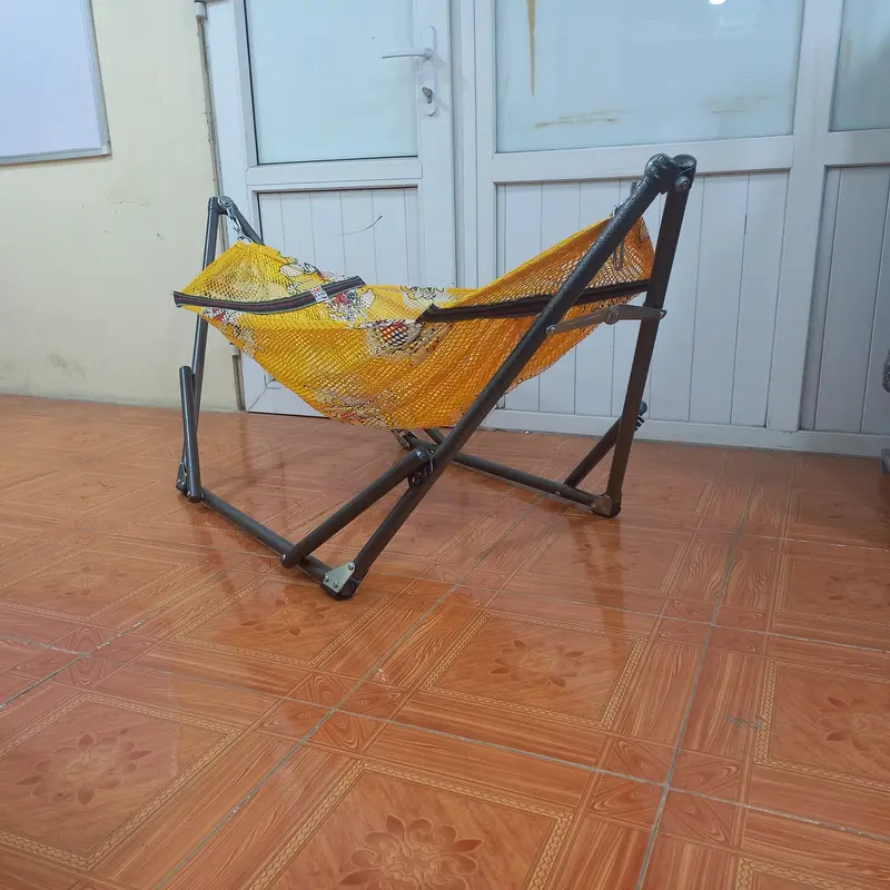 SG-Bộ võng xếp mini dành cho em bé gồm khung võng mini và võng mini 5