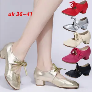 Sepatu dance wanita Sepatu hak 4cm Sepatu Wanita sepatu dans  Sepatu Heel Sepatu Dansa Latin wanita
