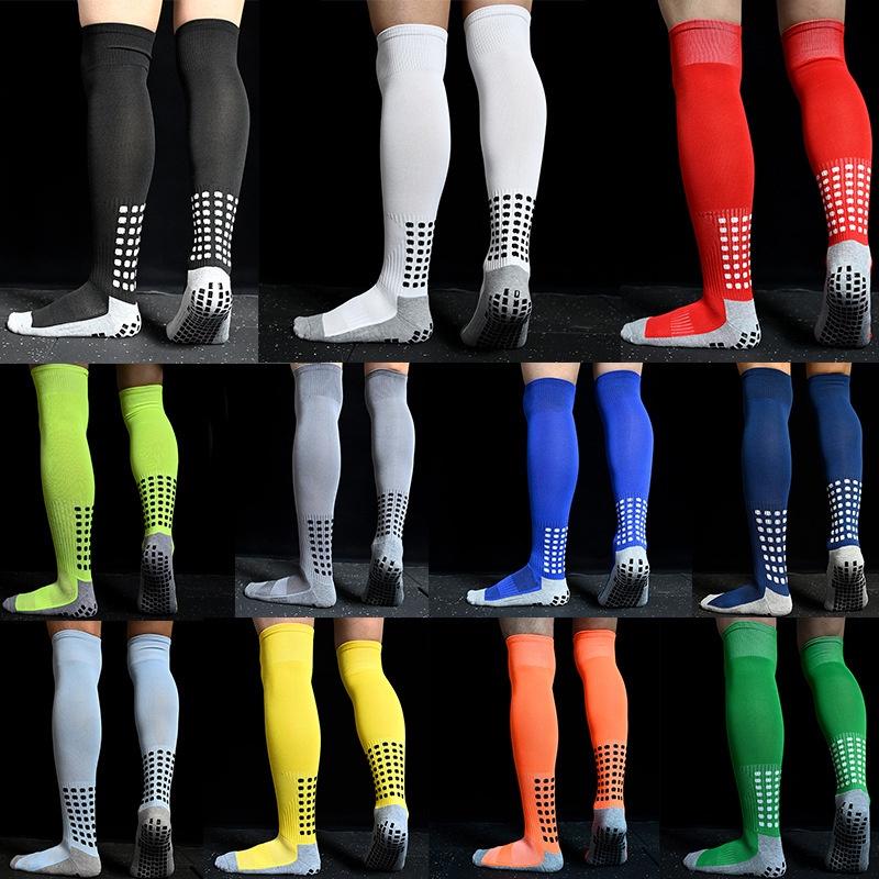 (Ready Stock) Adult Children's Football Socks Long Sleeve Football Socks Men's and Women's Knee Length Non slip Sports Socks Thickened Towel Bottom Long Sleeve Glued Football Socks Knee Length Football Socks 0