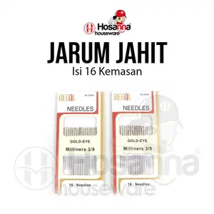 Jarum Jahit Tangan isi 16 / Jarum Regal 3/9