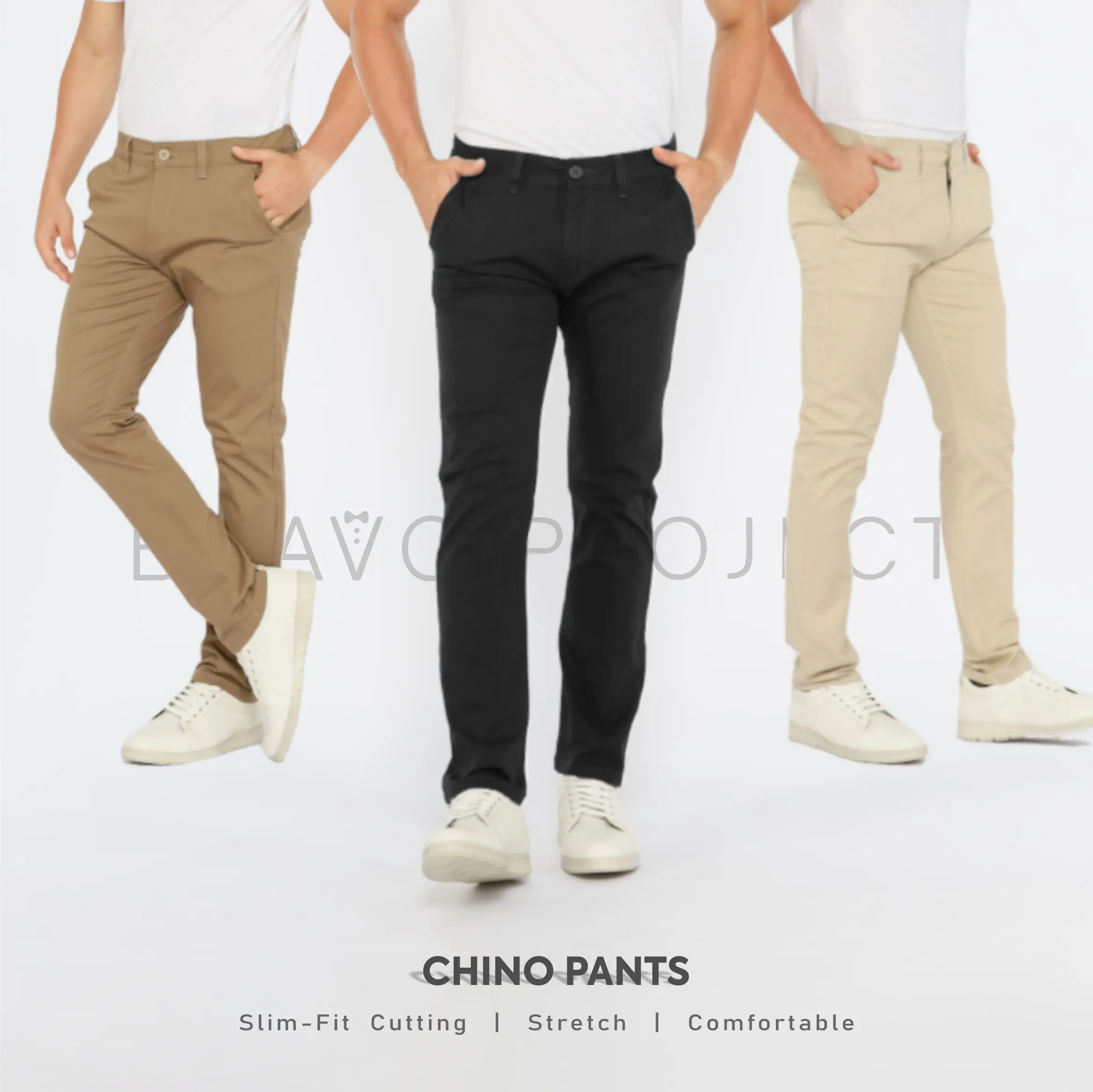 Celana Chino Pria Panjang PREMIUM by Bravo Project