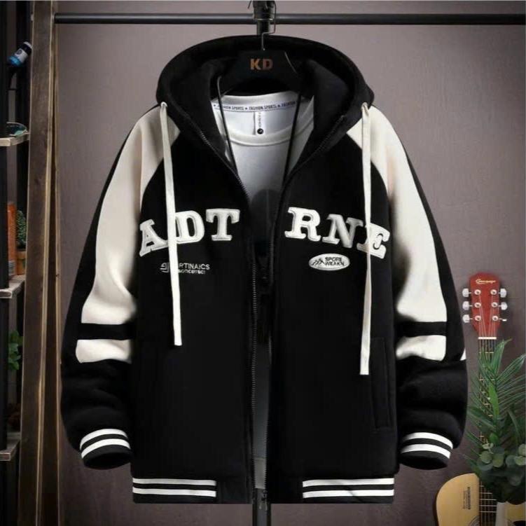 Áo khoác hoodie có nón nam nữ thích hợp mặc các mùa freesize 40-70kg cao <1m7 Dài Tay Jacket Menswear