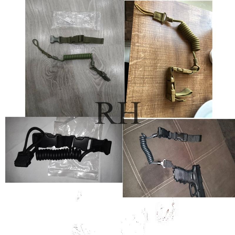 Product Introduction of Tactical Camping Spring Rope Sling Adjustable Hunting Strap Outdoor Climbing Safety Anti-lost Sling Strap Hunting Accessories 4
