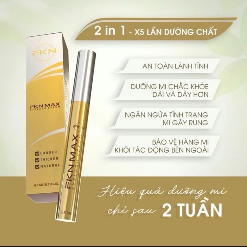 1 Dưỡng Mi Max . Hàng chính hãng .Tinh chất X5 2in 1 .Dung Tích 6,5ml - Giảm Gãy Rụng Mi - Mỹ Phẫm