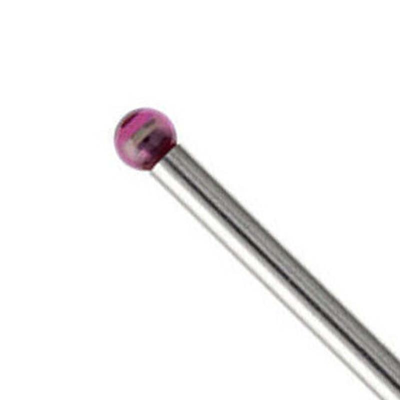 CMM Probe Stylus Ø2mm Ball M2 Thread Stainless Steel Stem L20mm A-5000-3603 2