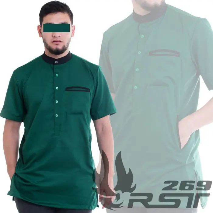 KOKO PRIA ELEGAN ARYS EMERALD GREEN PREMIUM COTTON