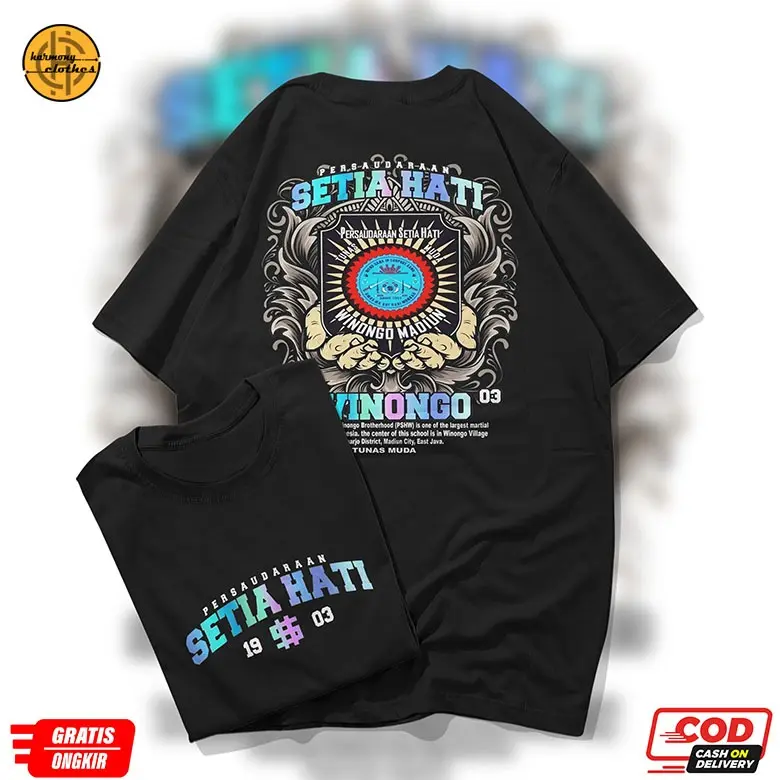 KAOS PSHW WINONGO 1903 REFLEKTIF - Baju Perguruan Pencak Silat SH Winongo Persaudaraan Setia Hati STK Reflective