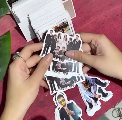 In ảnh viền người, sticker tách nền theo yêu cầu, ảnh bo viền 5