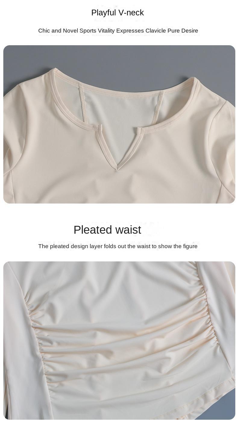 Product Introduction of High-waist Pleated Tennis Skirt + Suitable for Running and Yoga + For Adult Women + Two-in-one Sports Shorts + Features Quick-dry and Anti-exposure + Comfort in Motion 2