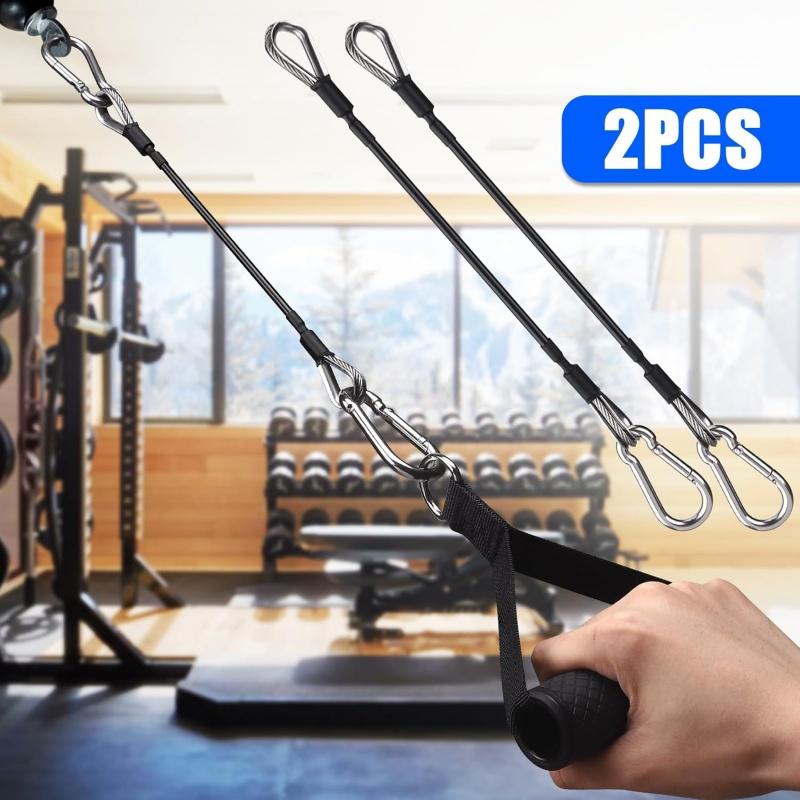 1/2Pcs 25cm Gym Cable Extension Compatible with Home Gym Accessories for LAT/Tricep Pull Down and Leg Extensions Machine 5