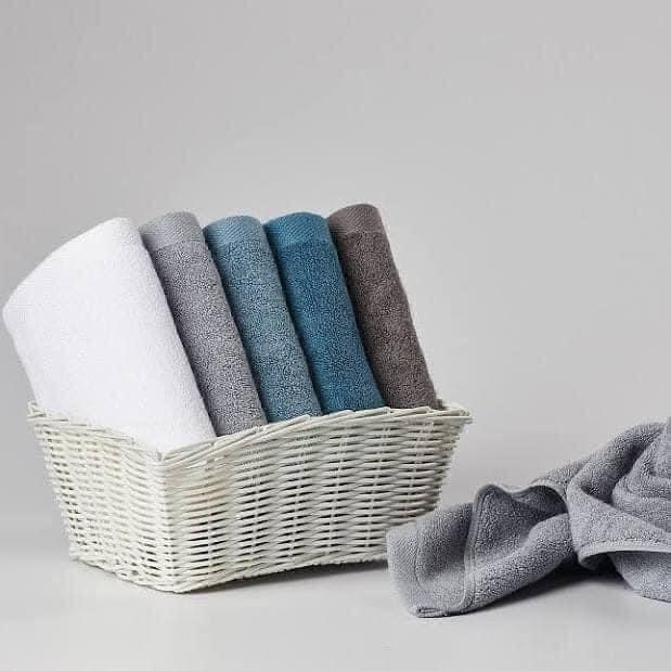  Set 4 khăn tắm 40x80cm hàng xuất khẩu Hàn Quốc 100% chất liệu sợi cotton dày mềm mịn thấm nước khăn Nhà Tắm  khăn khăn  tắm khan 