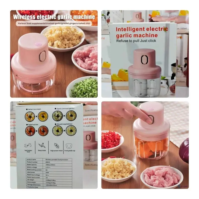 Chopper Mini Blender Elektrik USB Portable Multifungsi 5