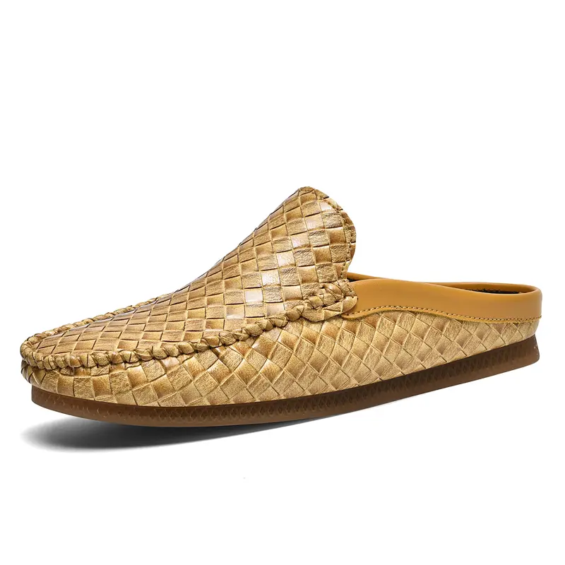 Kasut Doug, Kasut Lelaki, Kasut Memandu, Kasut Kasual, Loafers, Selipar Separuh, Saiz Besar, Jualan Panas Merentas Sempadan, Y6