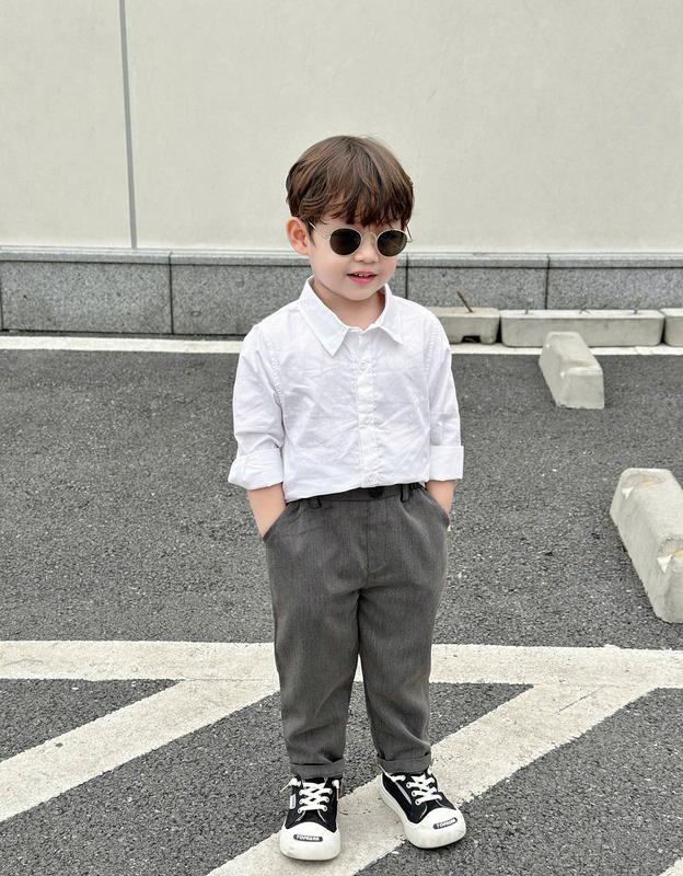 Quần Âu Vải BUN.BON KIDS, Quần Âu Cotton Khô Cho Bé Mặc Đi Chơi, Đi Học Từ 8-26Kg 2